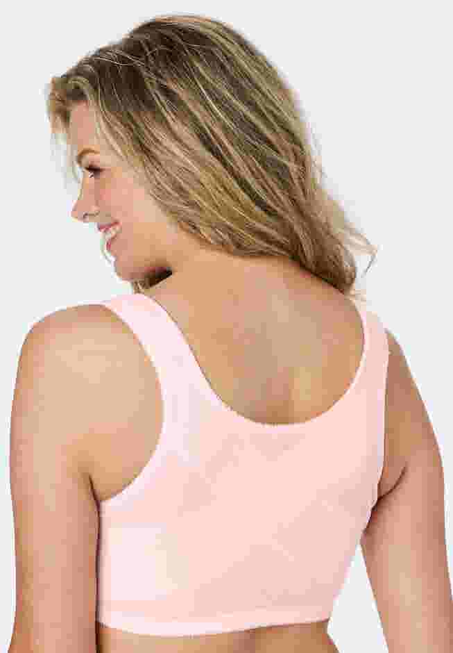 Front-Close Cotton Wireless Posture Bra image number 1