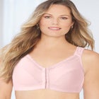 Front-Close Cotton Wireless Posture Bra image number null