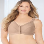 Front-Close Cotton Wireless Posture Bra image number null