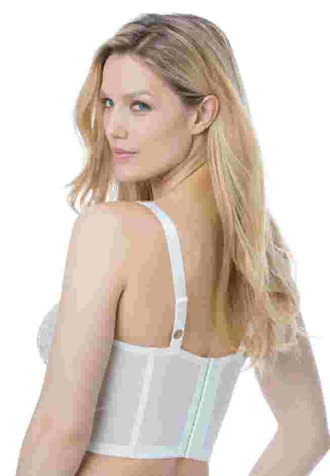 Amoureuse® Longline Embroidered Bra image number 4
