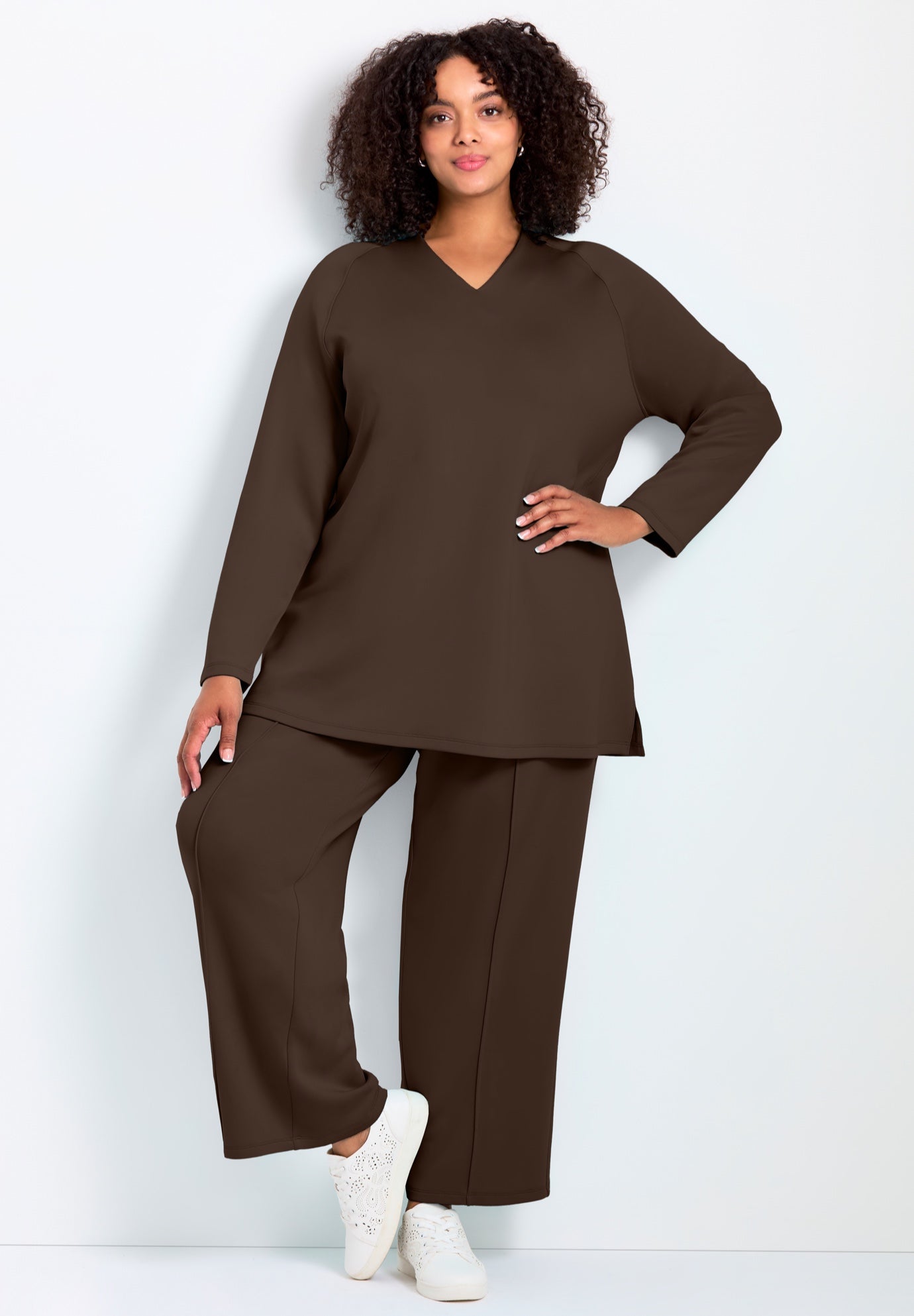 V-Neck Tunic Top image number 0