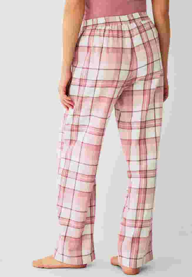 Flannel Sleep Pant With Drawstring Waist image number 1