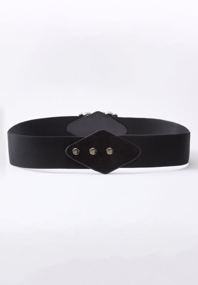 Rhinestone Stretch Belt image number 1