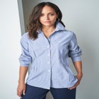 Stitched Waist Poplin Shirt image number null