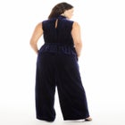 Velvet Wide-Leg Pants image number null