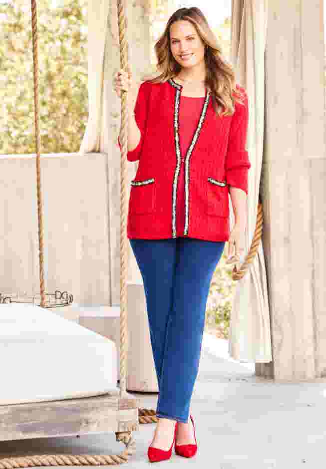 Liz&Me® Iconic Cardigan image number 4