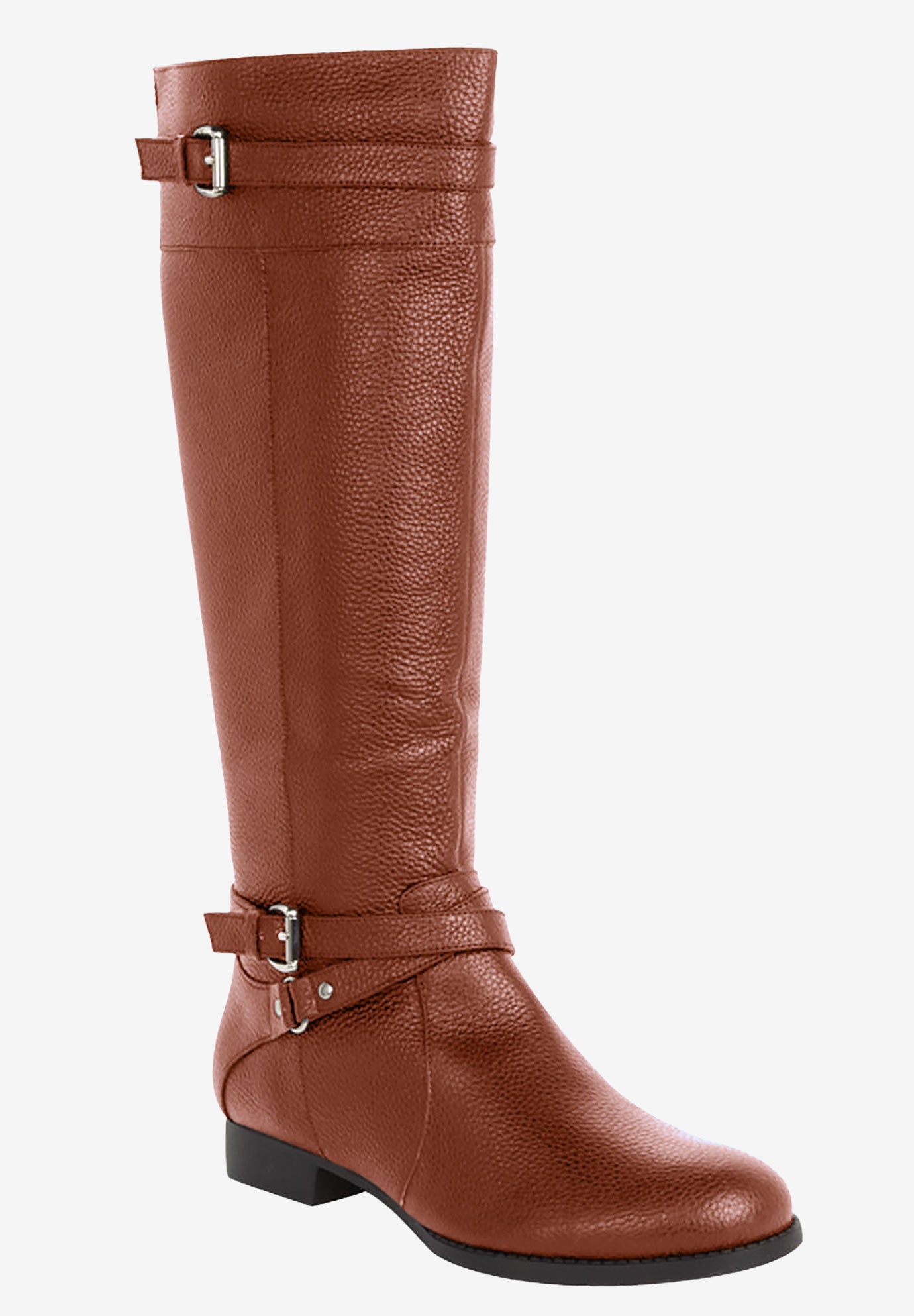 The Janis Tall Regular Calf Leather Boot By Comfortview image number 0