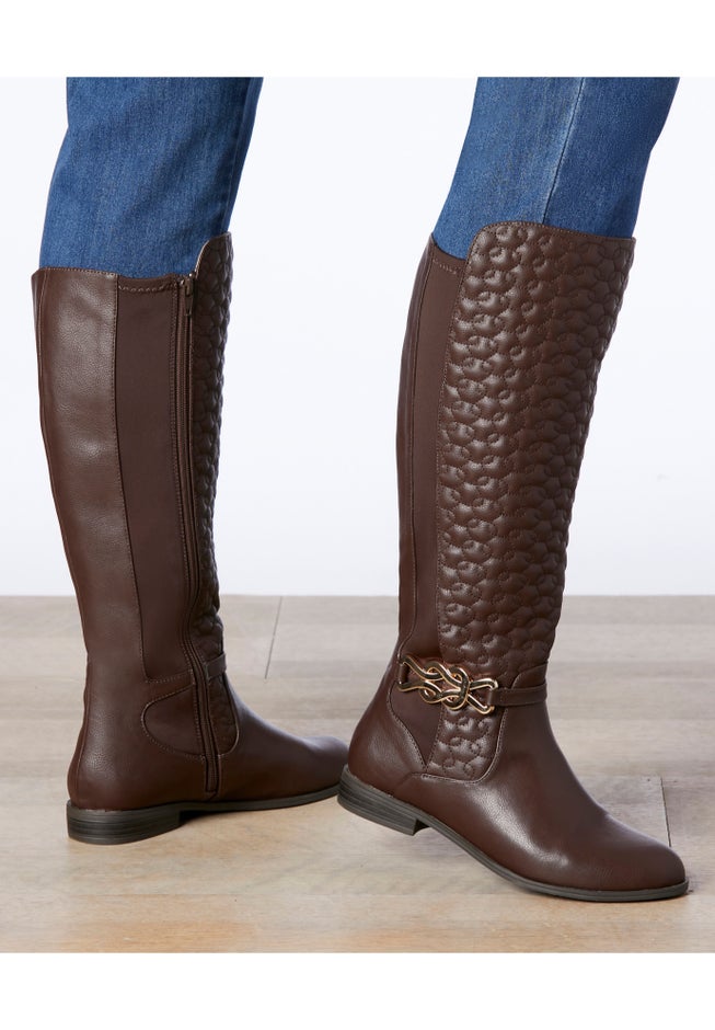 The Viona Tall Wide Calf Boot By Comfortview image number 8