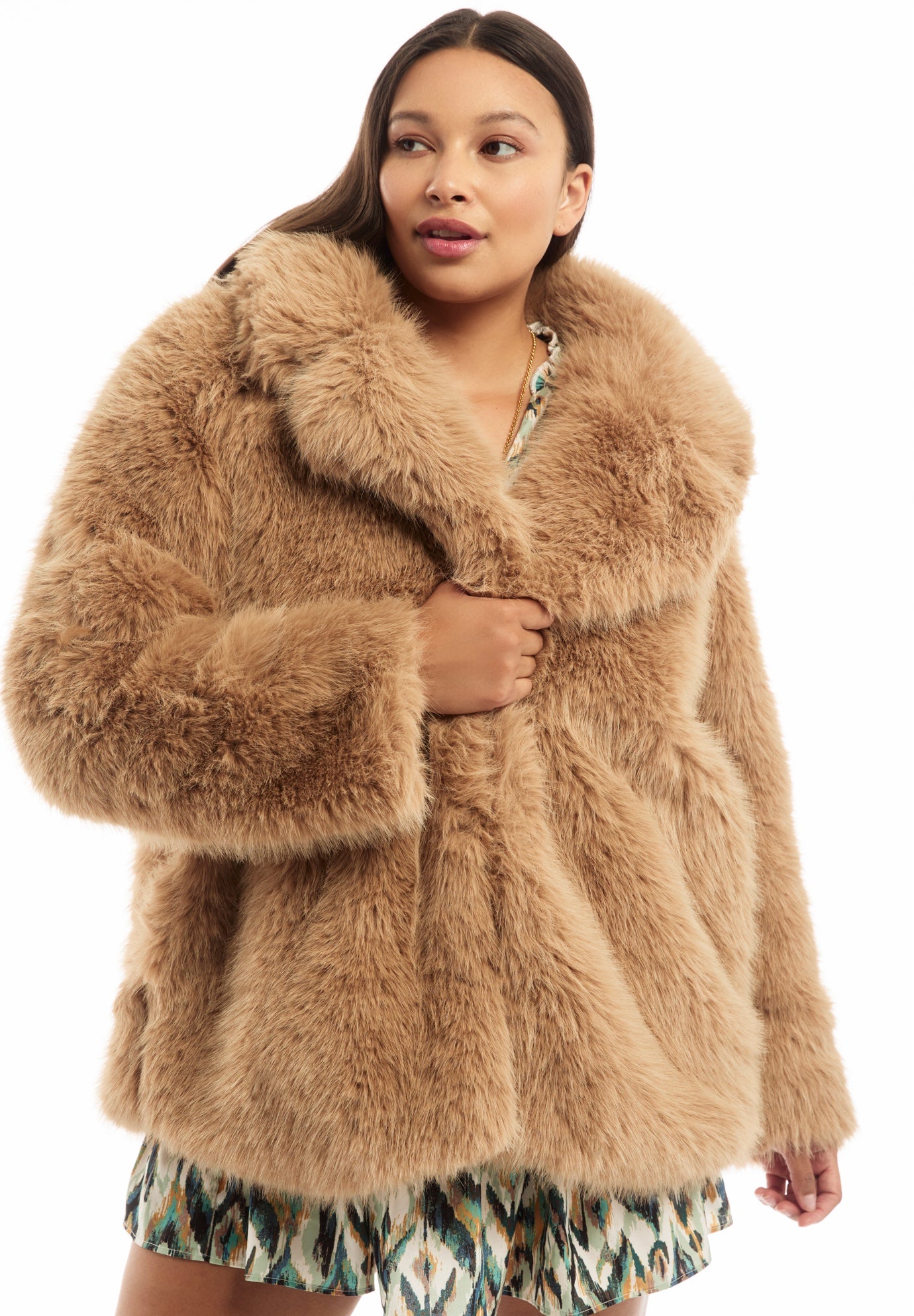 Faux Fur Coat image number 3