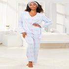 Dreams & Co.&reg; V-Neck Pajama & Headband Set image number null