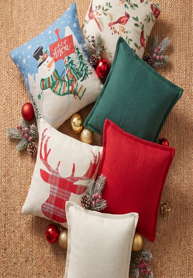 Printed Fall Pillows, Set of 2 image number 2
