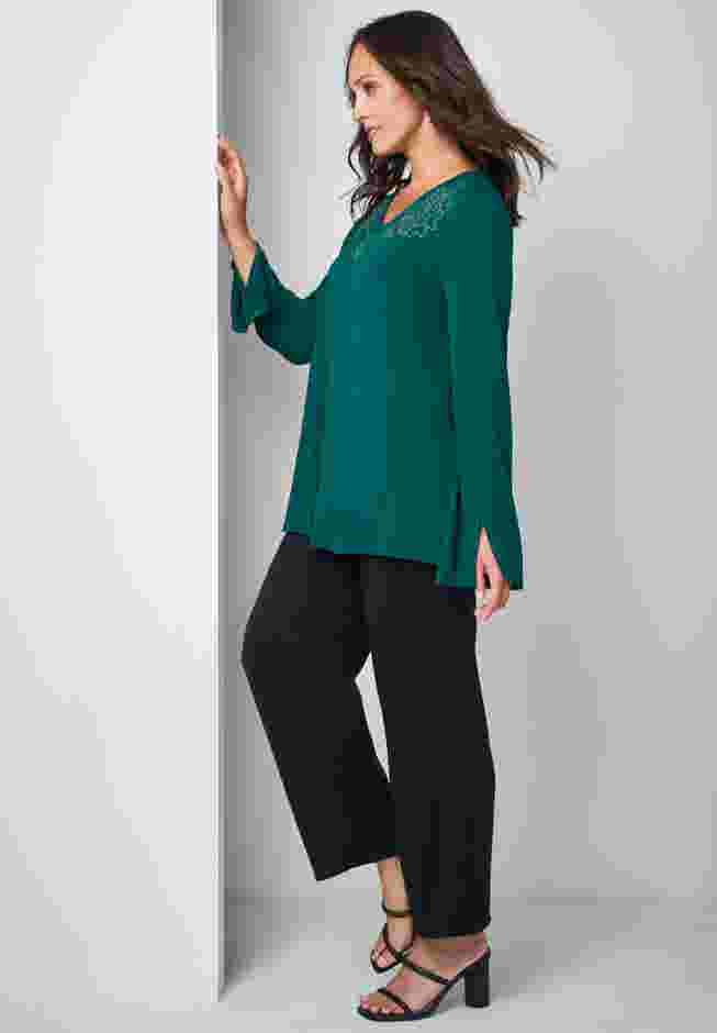 V-Neck Embellished Tunic image number 2