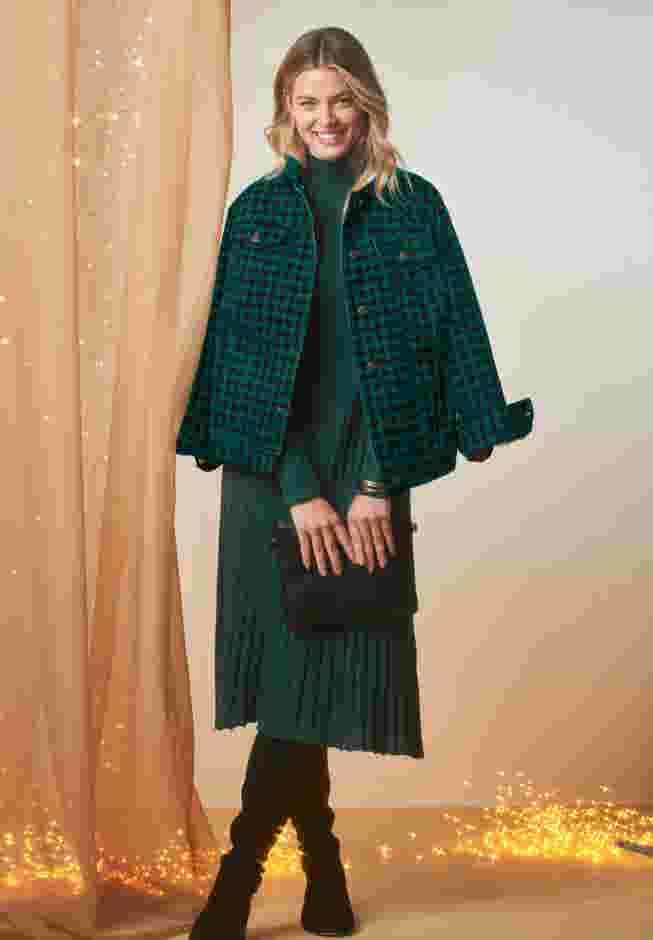Mock Neck Midi Sweater Dress image number 0