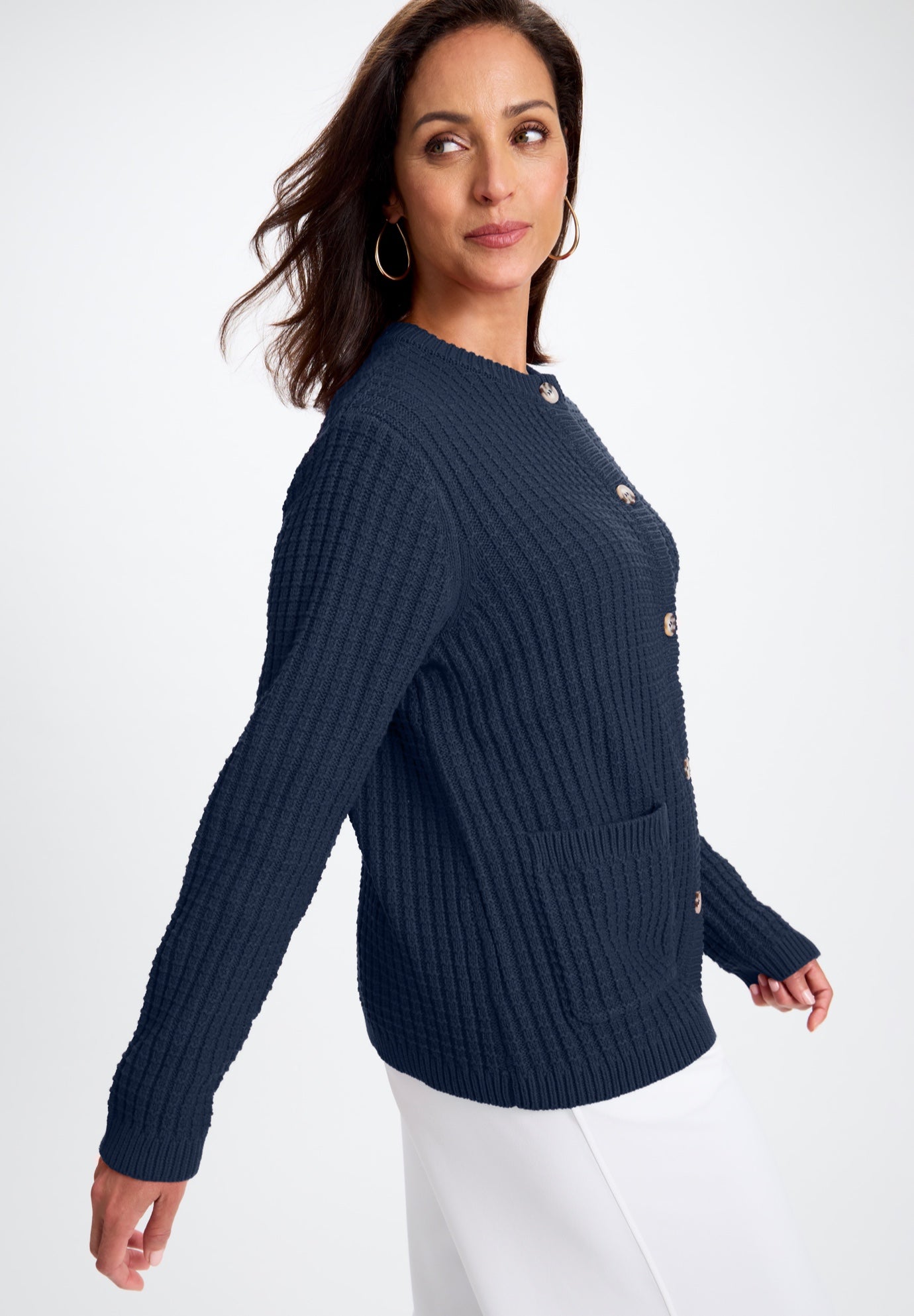 Boxy Stitch Cardigan image number 2