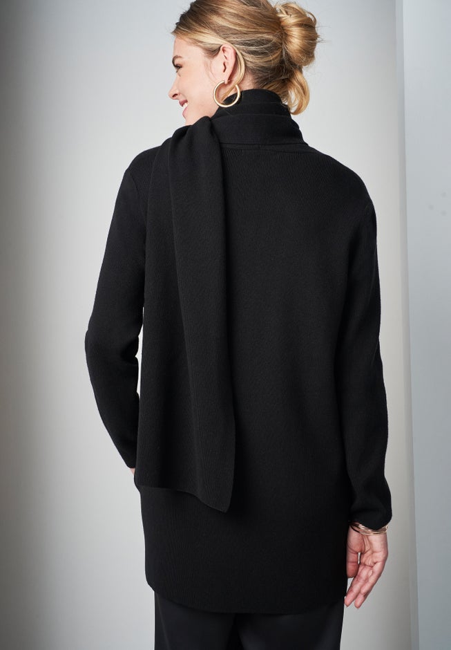 Wrap Scarf Coatigan image number 1