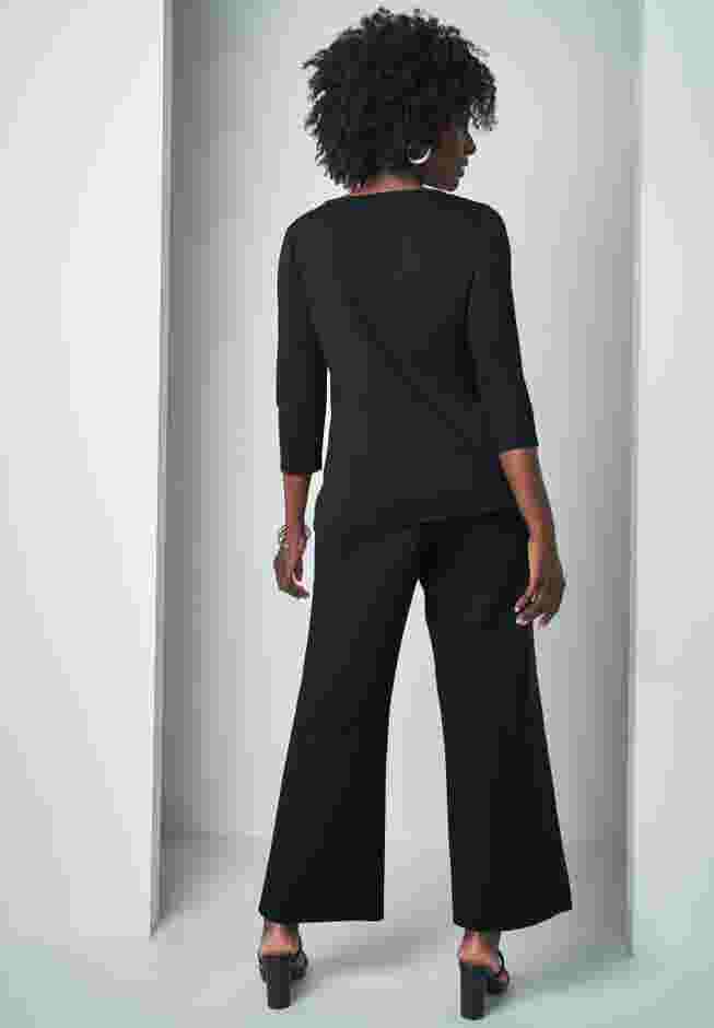 Mixed Media Wide Leg Pant image number 1