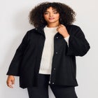 Brushed Wool Cape Coat image number 0
