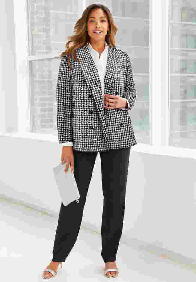 2-Piece Double-Breasted Pantsuit image number 0
