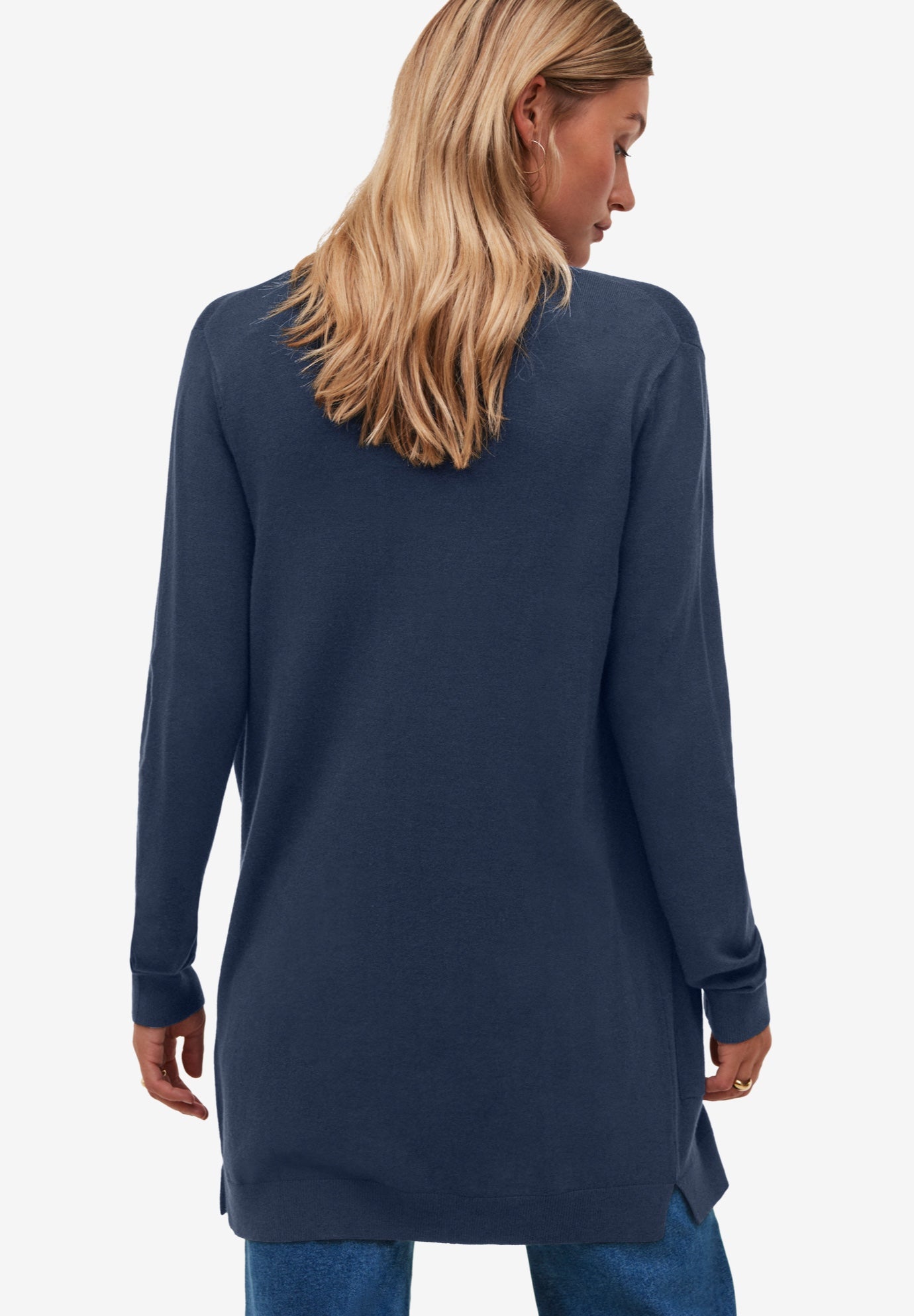 Long Button Front Cardigan image number 1