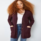 Long Button Front Cardigan image number null