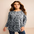Plus Size Cotton Ultimate Long Sleeve Crewneck Tee image number null