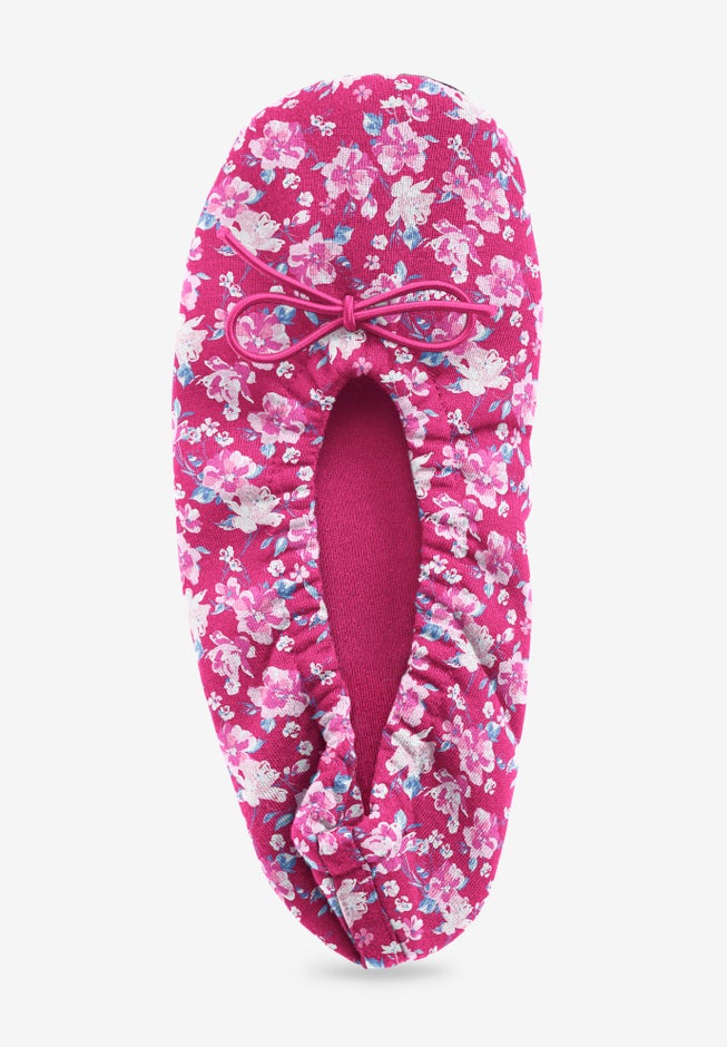 Dreams & Co.&reg; Knit Ballerina Slipper image number 4