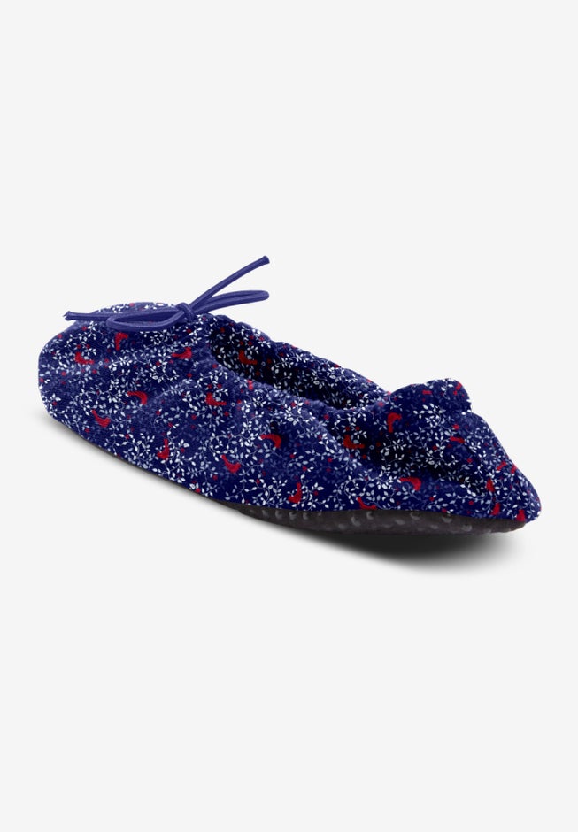 Dreams & Co.&reg; Knit Ballerina Slipper image number 1