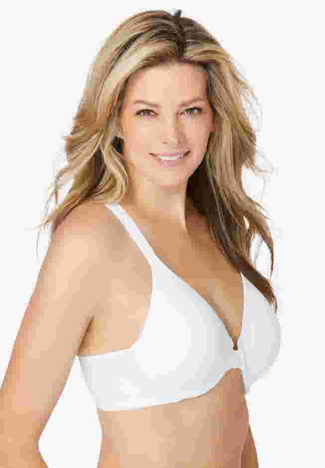Brigitte Racerback Front-Close Seamless Underwire Bra image number 2