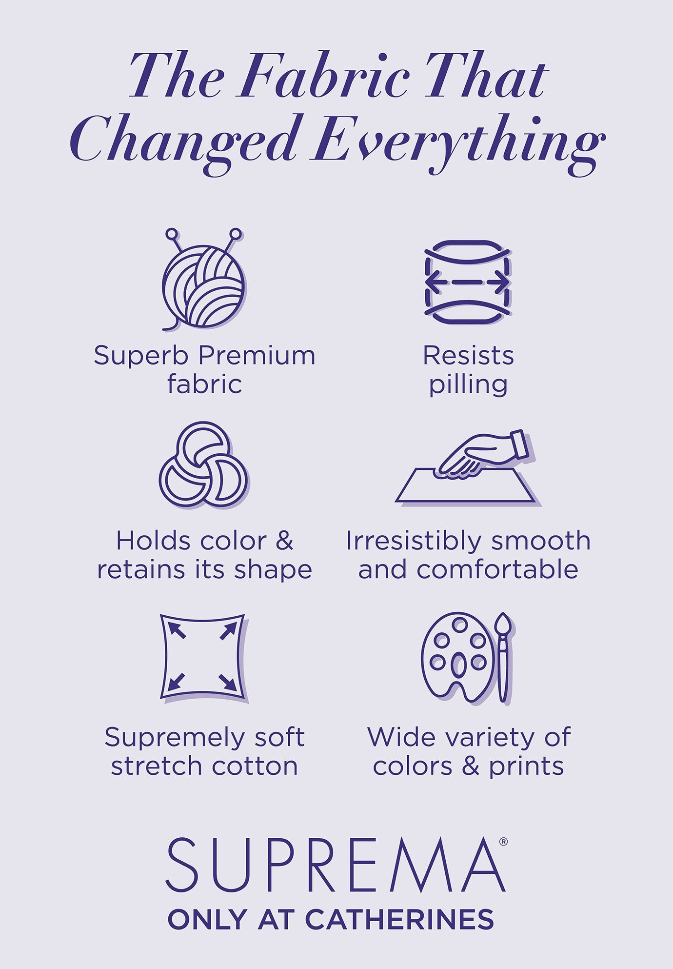 Suprema&reg; Crochet V-Neck Tee image number 2