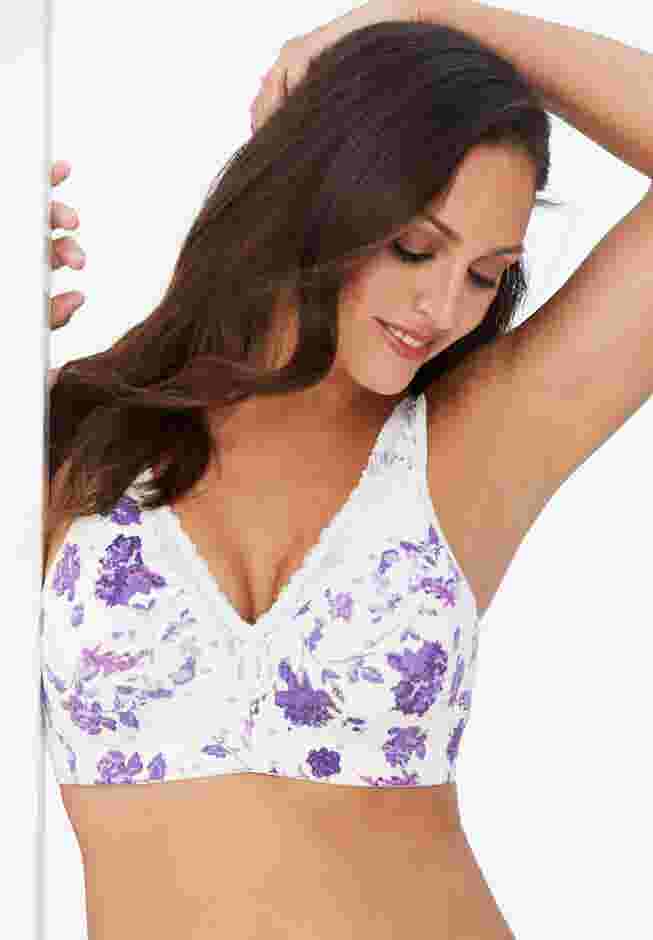 Cotton Comfort Wireless Bra image number 6