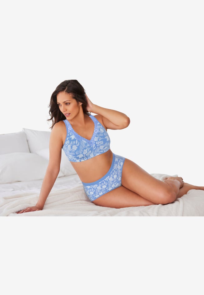 Cotton Comfort Wireless Bra image number 5