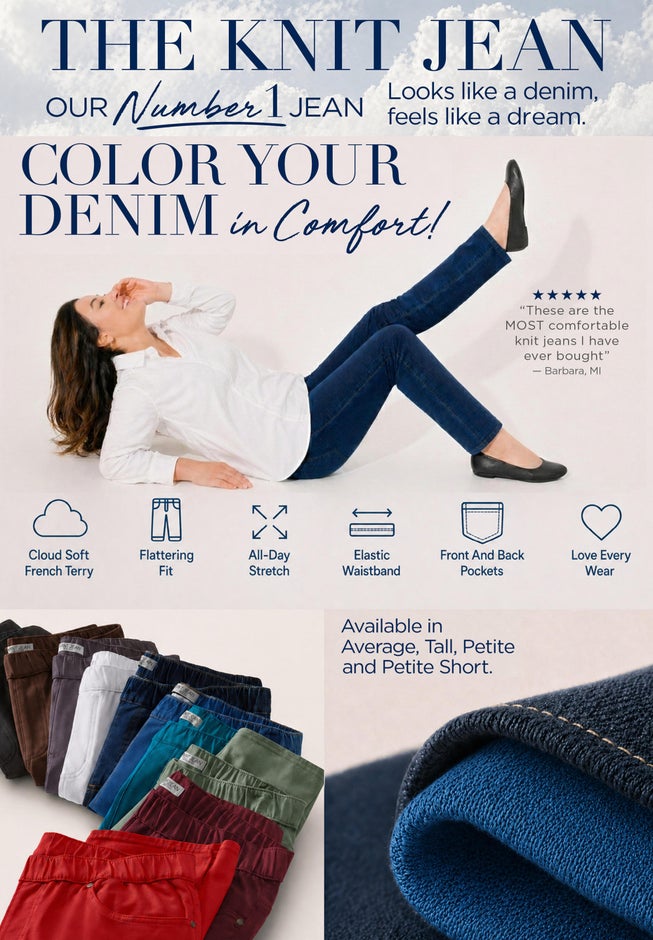 The Knit Jean image number 2