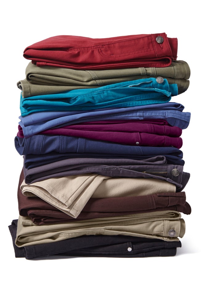 Sateen Stretch Capri image number 6