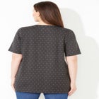 Suprema&reg; Embroidered Scoopneck Tee image number null