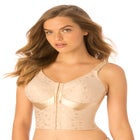 Jacquard Front-Close Wireless Longline Posture Bra image number null