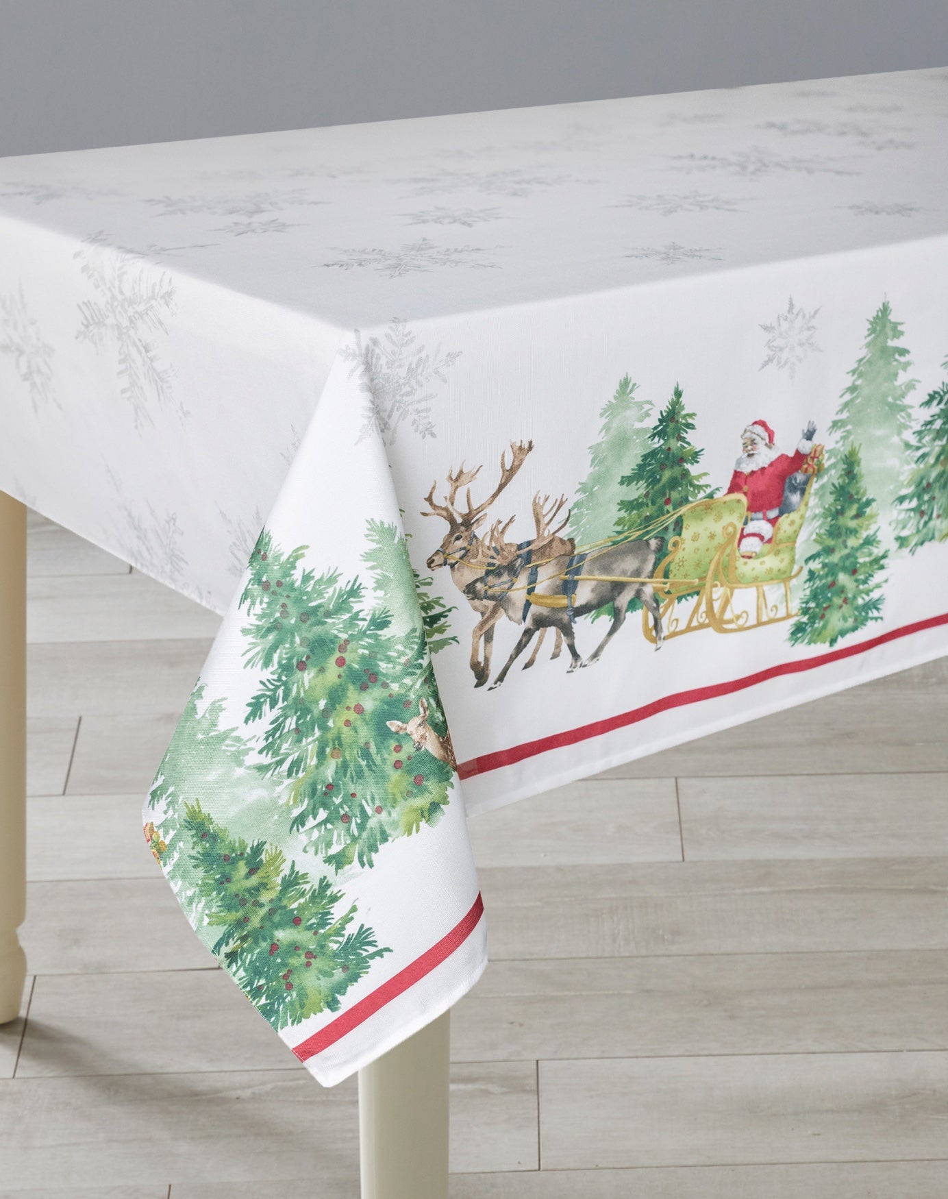 Santa Sleigh Table Linen Collection image number 0