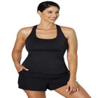 Chlorine Resistant Racerback Tankini Top image number null