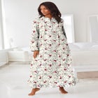 Long Flannel Nightgown  image number null