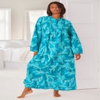 Long Flannel Nightgown image number null
