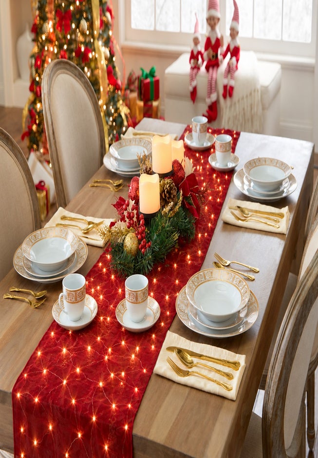 Pre-Lit Table Runner image number 2