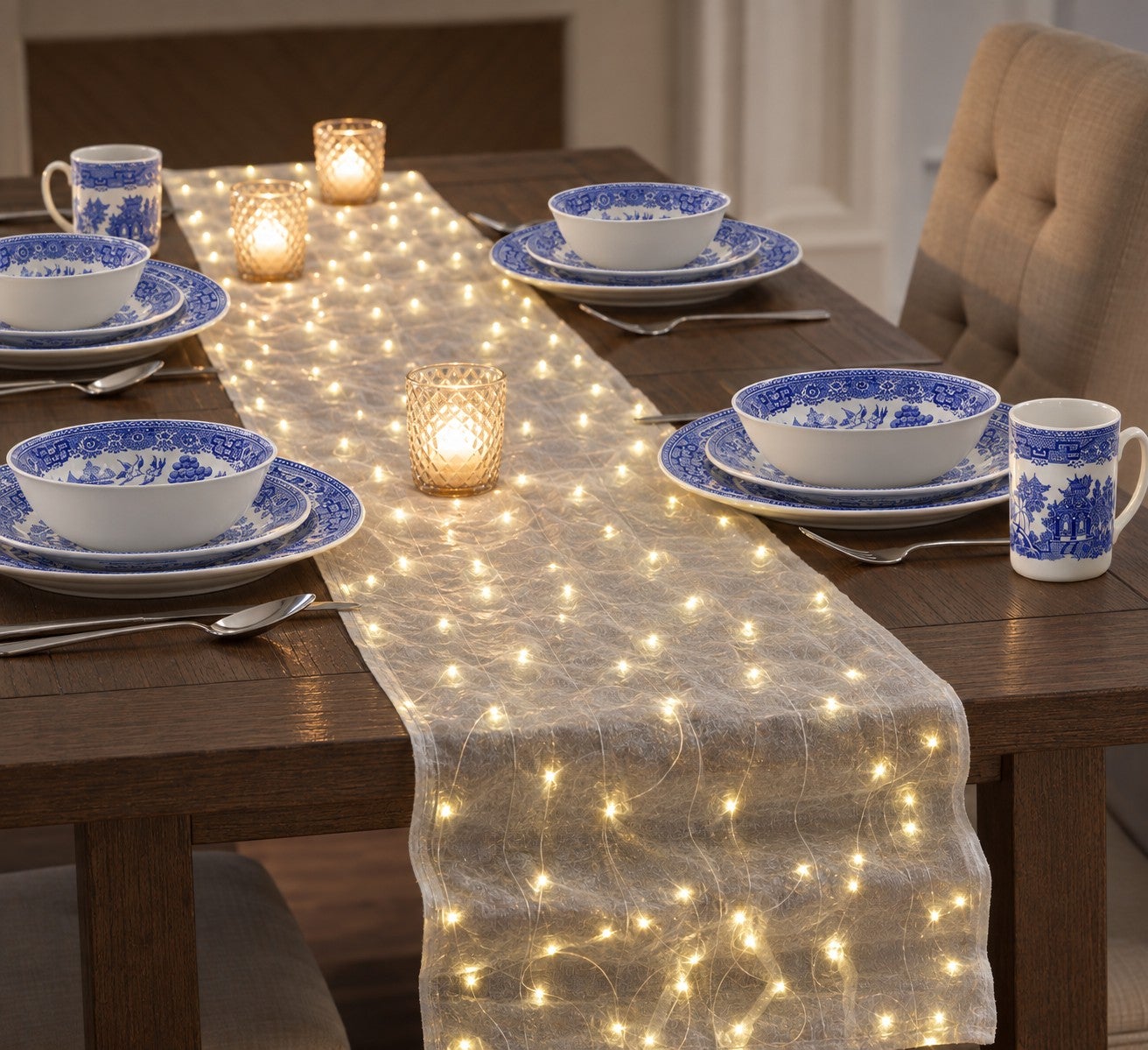 Pre-Lit Table Runner image number 4