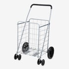 Chrome 4-Wheel Folding Utility Cart image number null