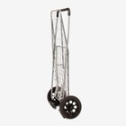 Chrome 4-Wheel Folding Utility Cart image number null
