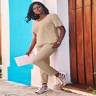 Stretch Cotton Chino Straight Leg Pant image number null