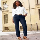 Stretch Cotton Chino Straight-Leg Pant image number null