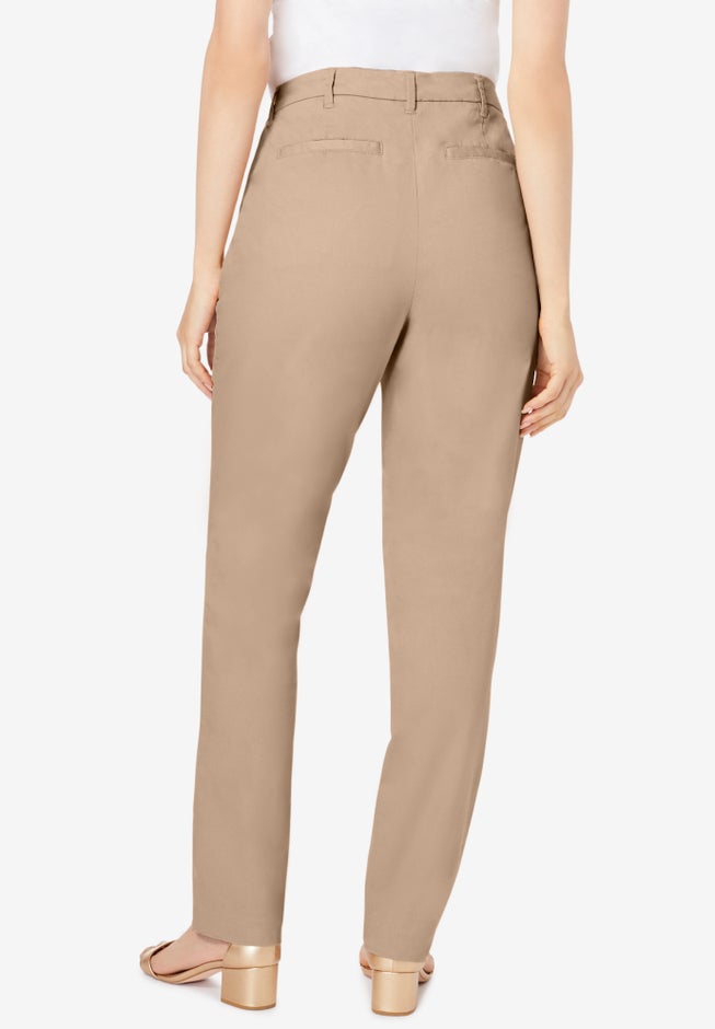 Stretch Cotton Chino Straight Leg Pant image number 1