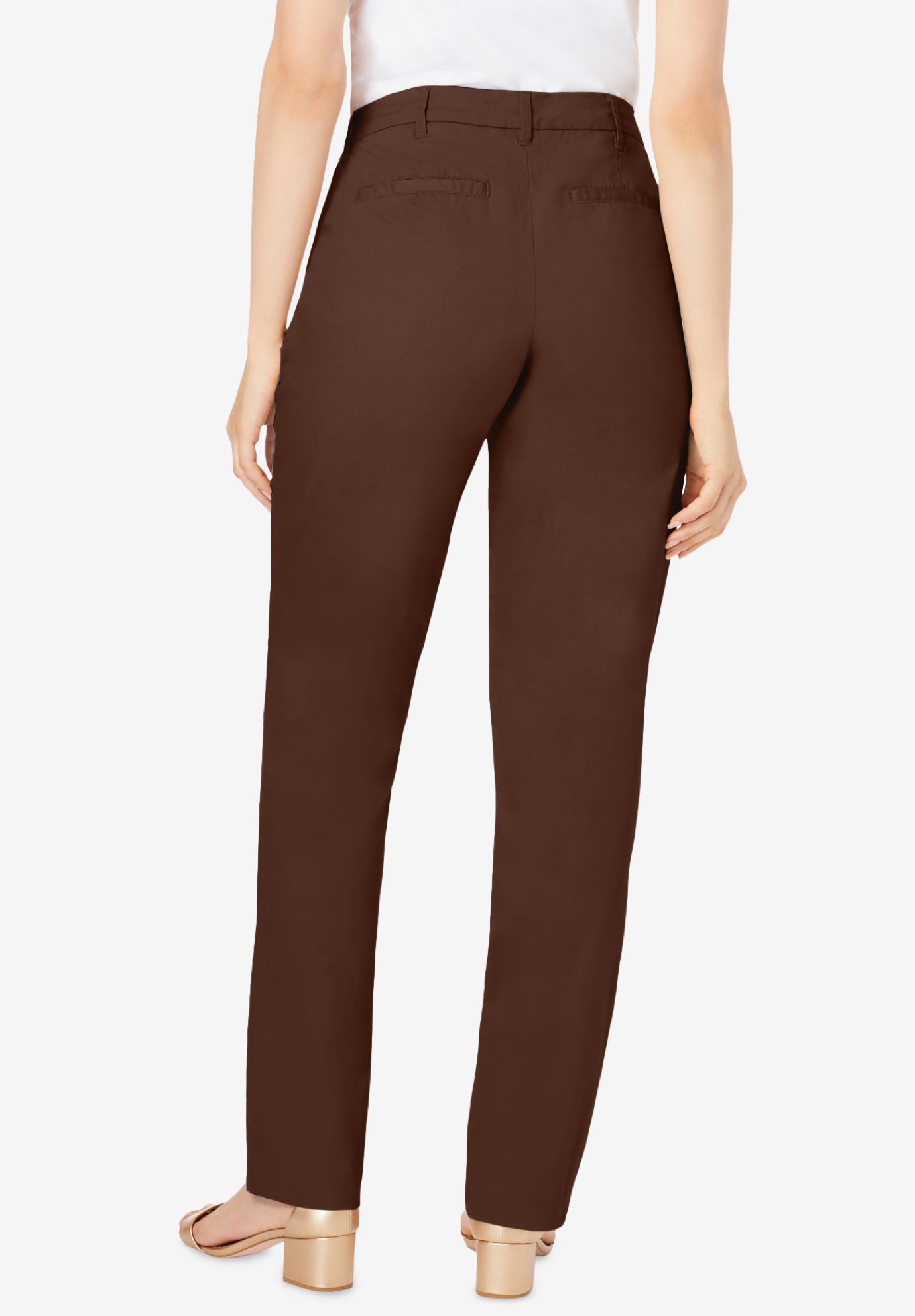 Stretch Cotton Chino Straight-Leg Pant image number 2