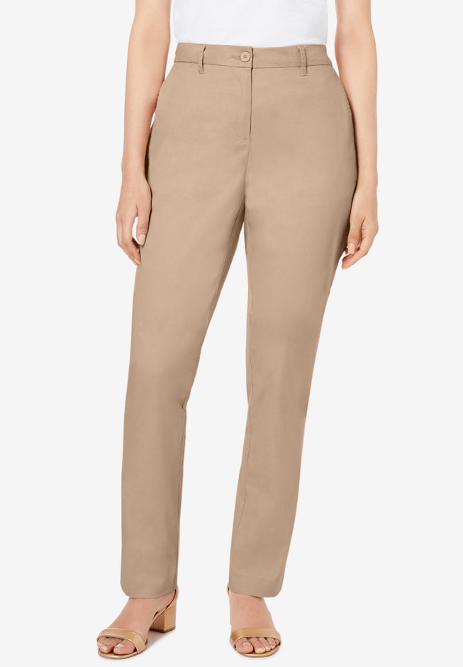 Stretch Cotton Chino Straight Leg Pant image number 0