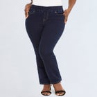 Comfort Waist Stretch Denim Straight Leg Jean image number null