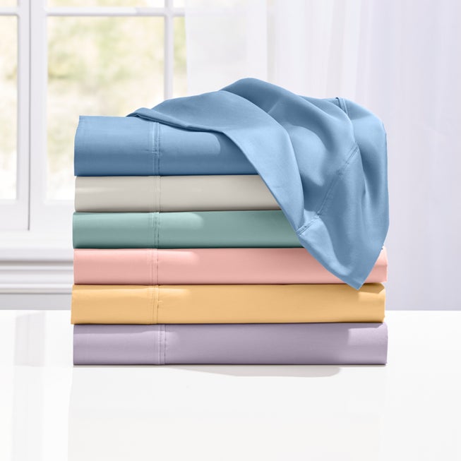 Solid Damask 6-PC. Sheet Set image number 2